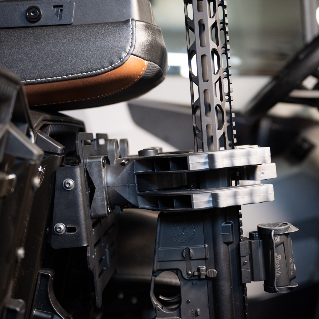 GUN RACK / GEAR MOUNT - ADJUSTABLE UNDER SEAT | CAN-AM DEFENDER - TRAIL ICON