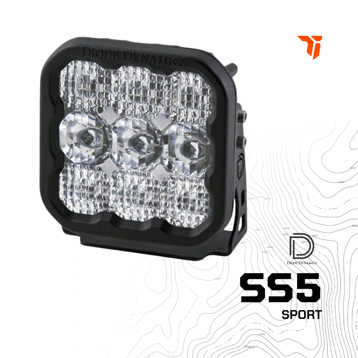 SS5 White Sport LED Pod (pair) - SPORT