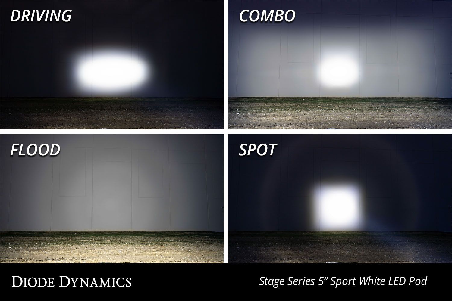 SS5 White Sport LED Pod (pair) - SPORT - Trail Icon