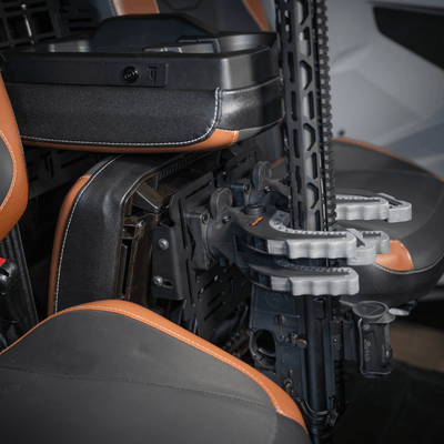 GUN RACK / GEAR MOUNT - ADJUSTABLE UNDER SEAT | CAN-AM DEFENDER - TRAIL ICON