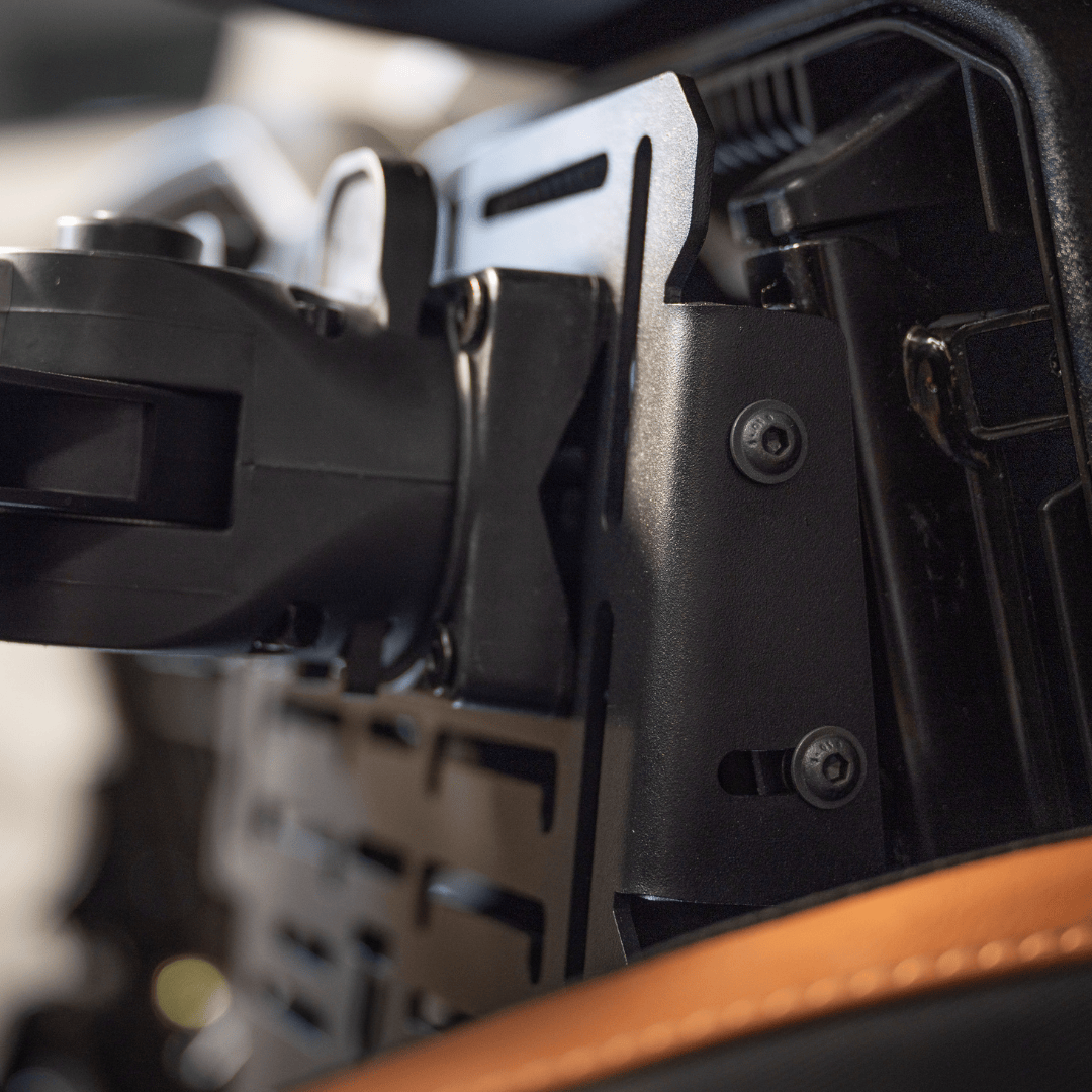 GUN RACK / GEAR MOUNT - ADJUSTABLE UNDER SEAT | CAN-AM DEFENDER - TRAIL ICON