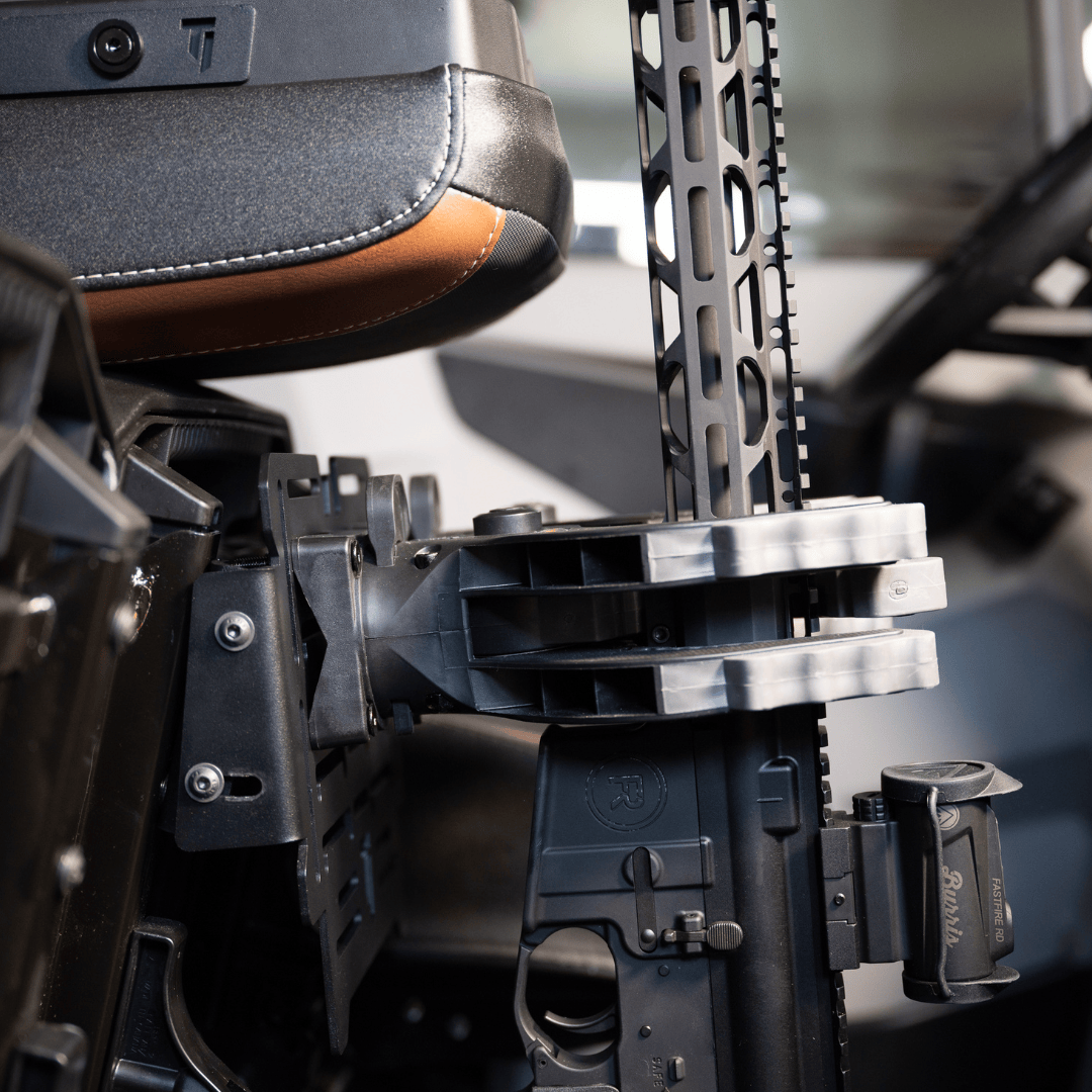 GUN RACK / GEAR MOUNT - ADJUSTABLE UNDER SEAT | CAN-AM DEFENDER - TRAIL ICON
