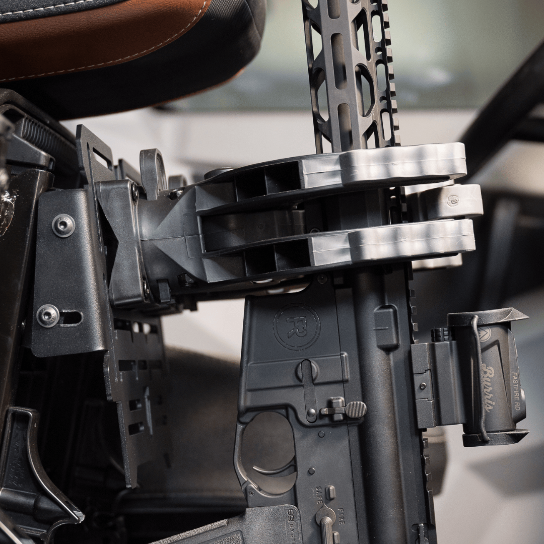 GUN RACK / GEAR MOUNT - ADJUSTABLE UNDER SEAT | CAN-AM DEFENDER - TRAIL ICON