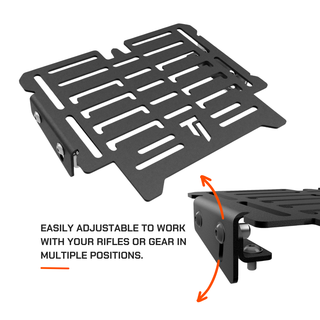 GUN RACK / GEAR MOUNT - ADJUSTABLE UNDER SEAT | CAN-AM DEFENDER - TRAIL ICON